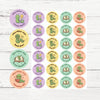 Personalised Bookworm Reward Stickers for Teachers | Cute Reading Classroom Praise Labels