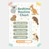 Australian Animal Bedtime Routine Chart for Kids – Printable (A4)