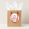 Personalised You’re Adopted. Merry Christmas! Stickers Labels