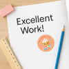 Personalised Bright Reward Stickers for Teachers | Colourful Classroom Praise Labels
