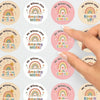 Personalised Boho Rainbow Reward Stickers for Teachers | Neutral Classroom Praise Labels