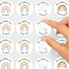 Personalised Teacher Reward Stickers Labels Rainbow & Star Collection