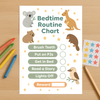 Australian Animal Bedtime Routine Chart for Kids – Printable (A4)