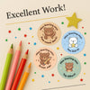 Personalised Bear Reward Stickers for Teachers | Cute Classroom Praise Labels