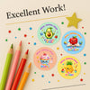 Personalised Fruit Food Reward Stickers for Teachers | Cute Classroom Praise Labels