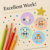 Personalised Animal Reward Stickers for Teachers | Cute Classroom Praise Labels