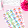 Personalised Rainbow Reward Stickers for Teachers | Colourful Classroom Praise Labels