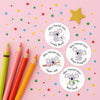 Personalised Koala Teacher Reward Stickers Labels Kids