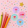 Personalised Kindness Reward Stickers for Teachers | Heart Classroom Praise Labels