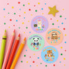 Personalised Animal Reward Stickers for Teachers | Cute Classroom Praise Labels