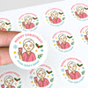 Personalised Christmas Stickers for Beauty Salons & Spas