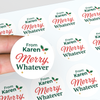 Personalised Merry Whatever Christmas Stickers Labels