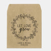 Personalised Wedding Seed Packet Favours | Kraft Press & Seal Envelopes | Names & Date | 70% Recycled (Copy) - Sticksy Prints Australia
