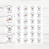 Personalised teacher stickers bundle, 6 cute animal and rainbow designs, assorted shapes, for praise and marking.