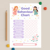 Fairy Good Behaviour Chart for Kids – Printable (A4)