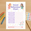 Fairy Good Behaviour Chart for Kids – Printable (A4)