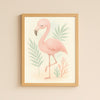 Flamingo Nursery Wall Art Print | Tropical Animal Watercolour | Digital Download