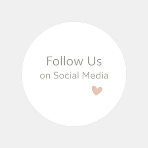 Follow Us on Social Media Stickers | Small Business Packaging Labels