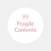 Fragile Contents Stickers | Pink Bow Packaging Labels | Small Business Shipping Stickers Australia
