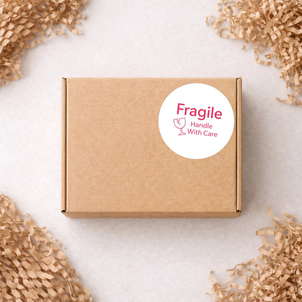 Fragile Handle With Care Stickers | Bold Fragile Packaging Labels for Small Business Australia