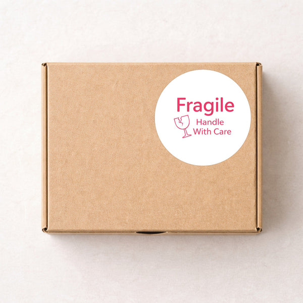 Fragile Handle With Care Stickers | Bold Fragile Packaging Labels for Small Business Australia