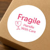 Fragile Handle With Care Stickers | Bold Fragile Packaging Labels for Small Business Australia - Sticksy Prints Australia