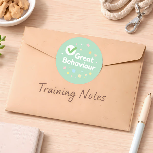 Great Behaviour Pet Training Reward Stickers | Positive Reinforcement Stickers for Dogs & Puppies