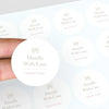 Handle With Care – Special Order Stickers | Elegant Packaging Labels for Small Business Australia - Sticksy Prints Australia