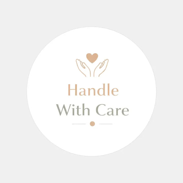 Handle With Care Stickers | Fragile Packaging Labels | Small Business Shipping Stickers Australia - Sticksy Prints Australia
