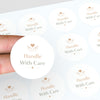 Handle With Care Stickers | Fragile Packaging Labels | Small Business Shipping Stickers Australia