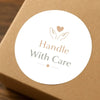 Handle With Care Stickers | Fragile Packaging Labels | Small Business Shipping Stickers Australia - Sticksy Prints Australia