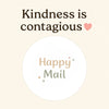 Happy Mail Stickers | Neutral Packaging Stickers for Small Business | Mail Order Stickers Australia