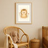Hedgehog Nursery Wall Art Print | Woodland Animal Watercolour | Digital Download