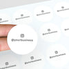 Instagram Handle Stickers | Round Social Media Branding Labels - Sticksy Prints Australia
