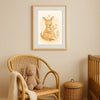 Kangaroo Nursery Wall Art Print – Australian Animal Watercolour (Digital Download)