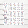 Kawaii Owl Reading Reward Stickers | Personalised Teacher Literacy Stickers - Sticksy Prints Australia