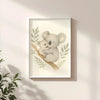 Koala Nursery Wall Art Print – Australian Animal Watercolour (Digital Download)