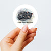 Little Devil Big Love Sticker | Tasmanian Devil Mother & Joey Wildlife Sticker