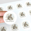 Little Joey, Big Love Wallaby Sticker – Tasmanian Mother & Joey Wildlife - Sticksy Prints Australia