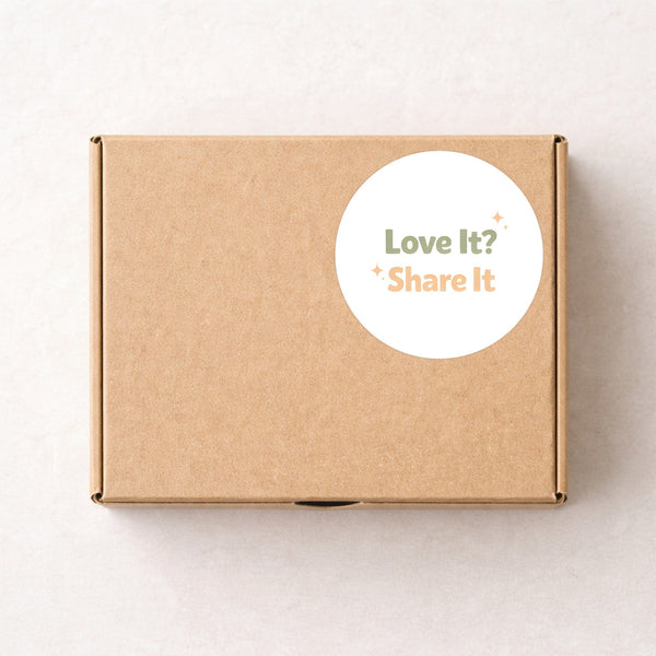 Love It? Share It Stickers | Social Media Packaging Stickers for Small Businesses