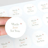 Made Just For You Stickers | Neutral Small Business Packaging Labels | Handmade Order Stickers Australia