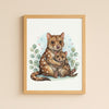 Mama & Baby Quoll Nursery Print – Australian Animal Wall Art Neutral Baby Room Decor Watercolour Quoll Artwork