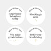 Minimalist Teen Behaviour Stickers – Funny Personalised Teacher Reward Stickers
