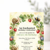 Personalised Enchanted Garden Birthday Invitations | Nature Woodland Party Invite - Sticksy Prints Australia