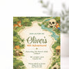 Personalised Jungle Adventure Birthday Invitations | Explorer Map Kids Party Invite - Sticksy Prints Australia