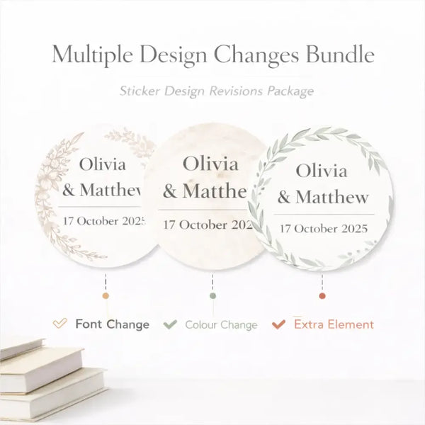 Multiple Design Changes Bundle – Sticker Design - Sticksy Prints Australia