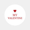 My Valentine Stickers – Classic Red Valentine Gift Seals