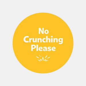 No Crunching Please Stickers | Bright Do Not Crush Parcel Labels for Small Businesses