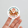 North Pole Delivery Stickers – Personalised Santa & Reindeer Label