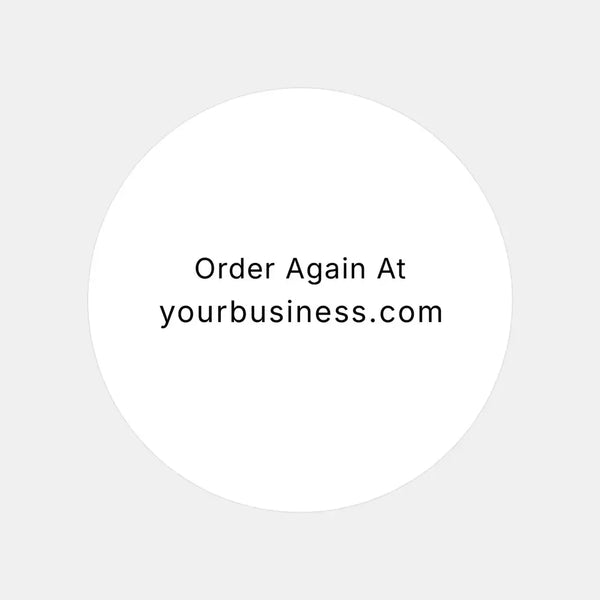Order Again At Website Stickers | Personalised Business Packaging Labels - Sticksy Prints Australia